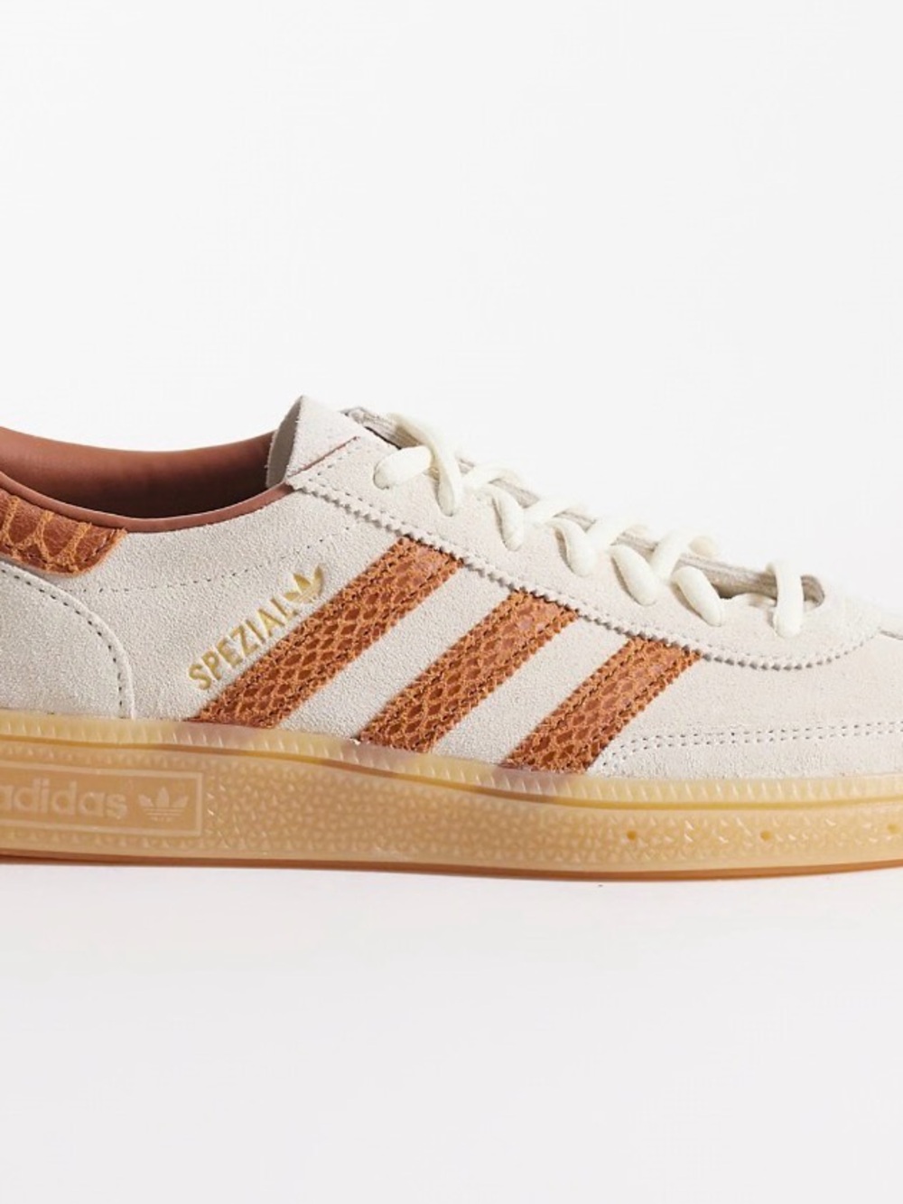 adidas Spezial Suede Sneakers in Cream and Brown